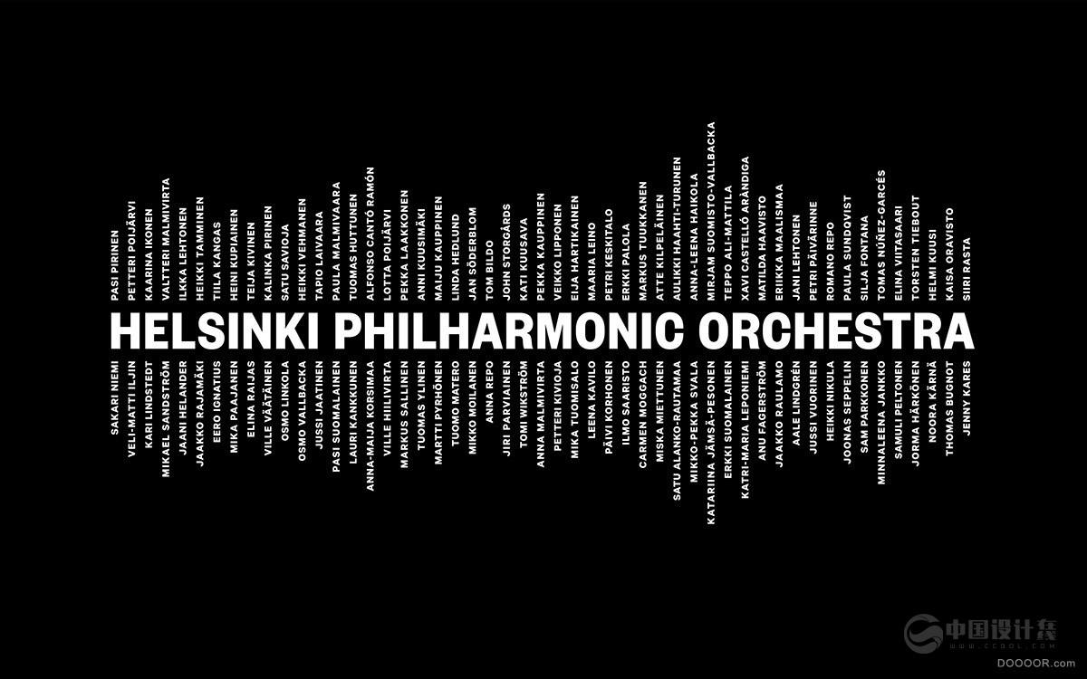 赫爾辛基交響樂團整體品牌加強設(shè)計-102個音樂家的力量